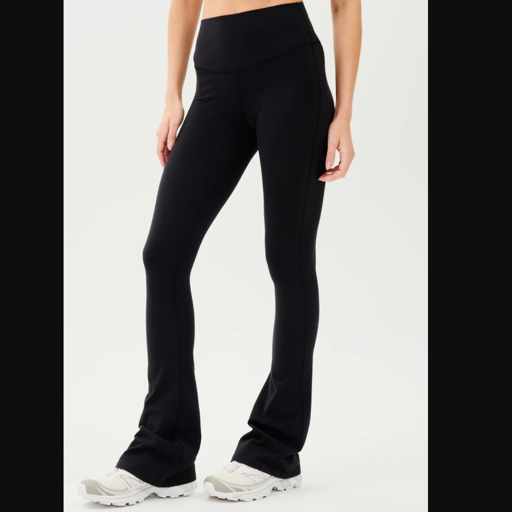 SPLITS59 RAQUEL HIGH WAIST FLARED LEGGING SIZE SMALL LONG MSRP $108